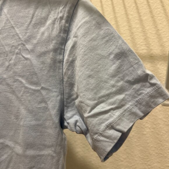 H&M T-Shirt Size XS Slim Cut Color Blue - Picture 4 of 5